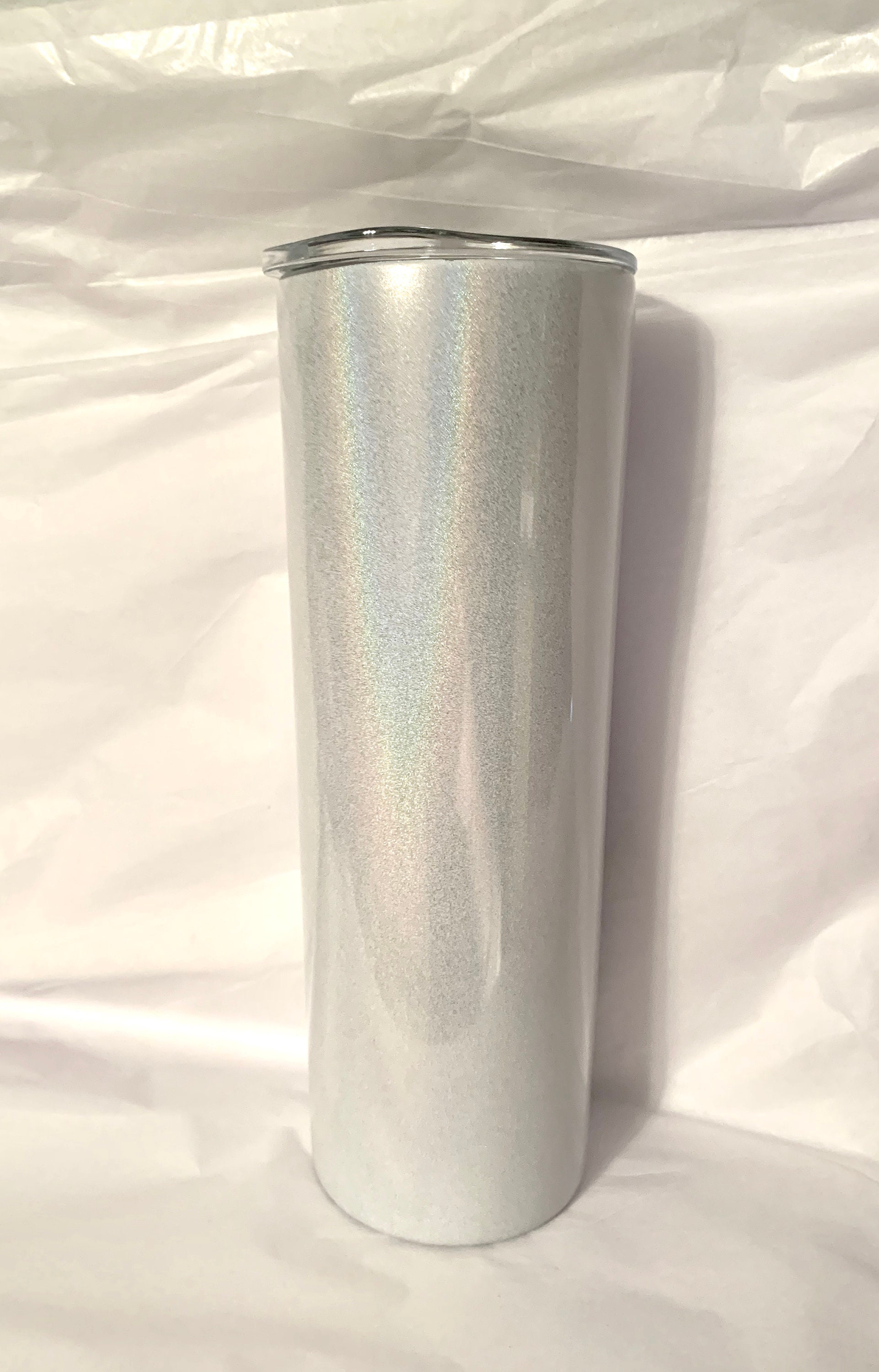 20 oz Straight WHITE ROUGH GLITTER Sublimation ready skinny tumbler RT –  ACC Sublimation Blanks & Designs