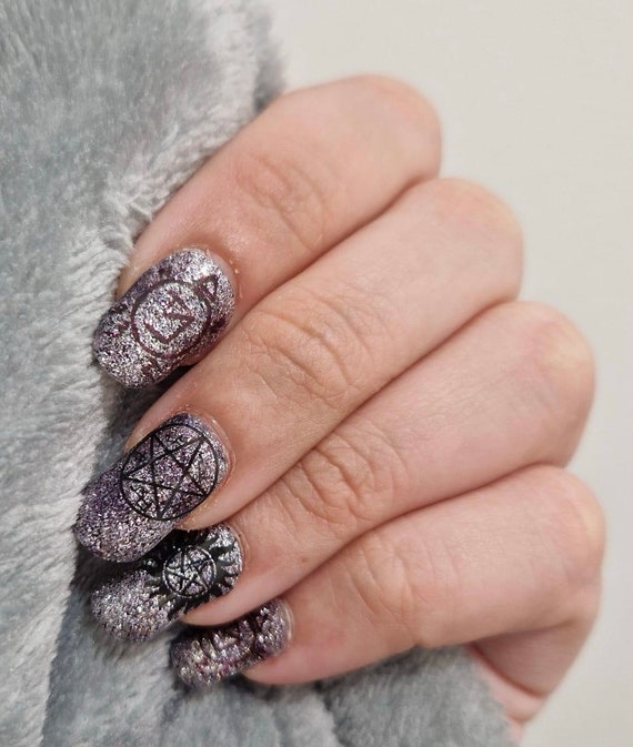 Supernatural inspired nail wraps