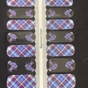 Blue plaid/tartan squirrel design, inspired by Dean in Supernatural