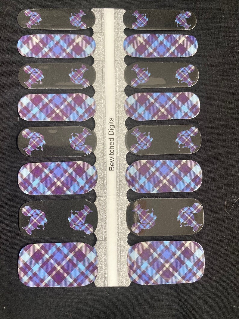 Blue plaid/tartan squirrel design, inspired by Dean in Supernatural