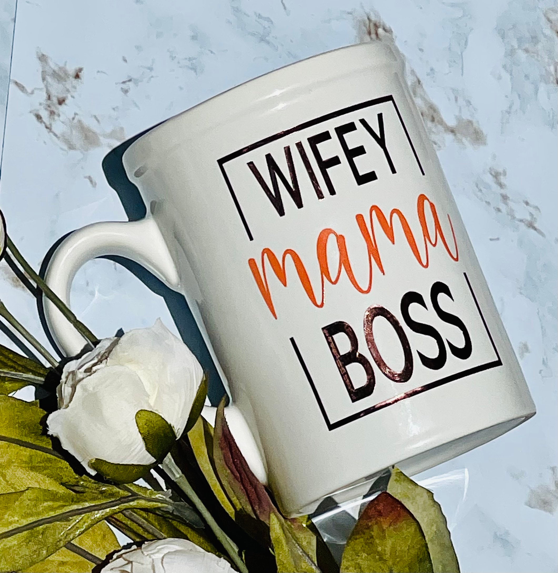 Handmade Coffee Mug Mothers Day Gift 20 oz Coffee Mug Wifey Etsy