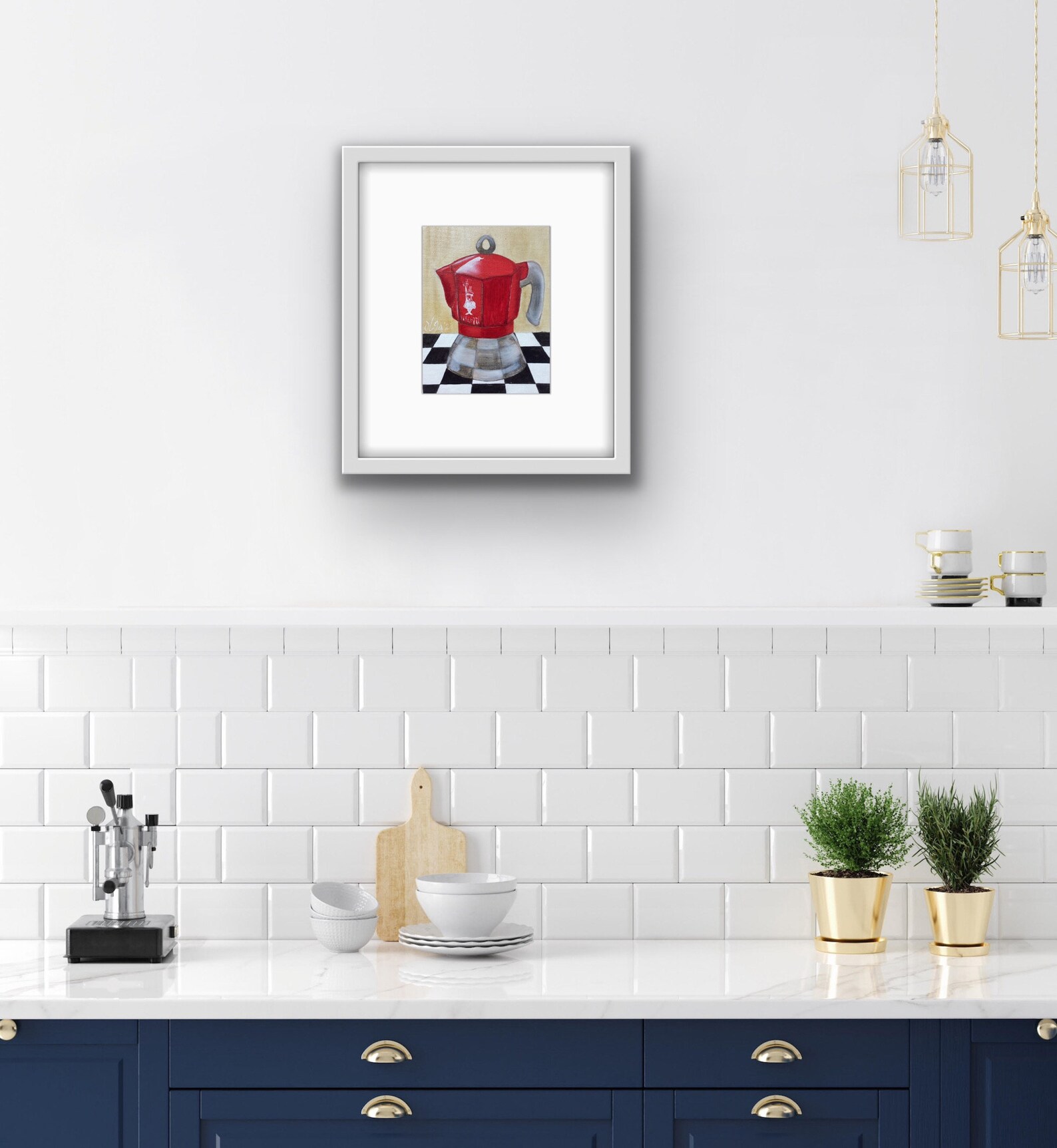 Kitchen art Small canvas art Oil mini painting Original Etsy