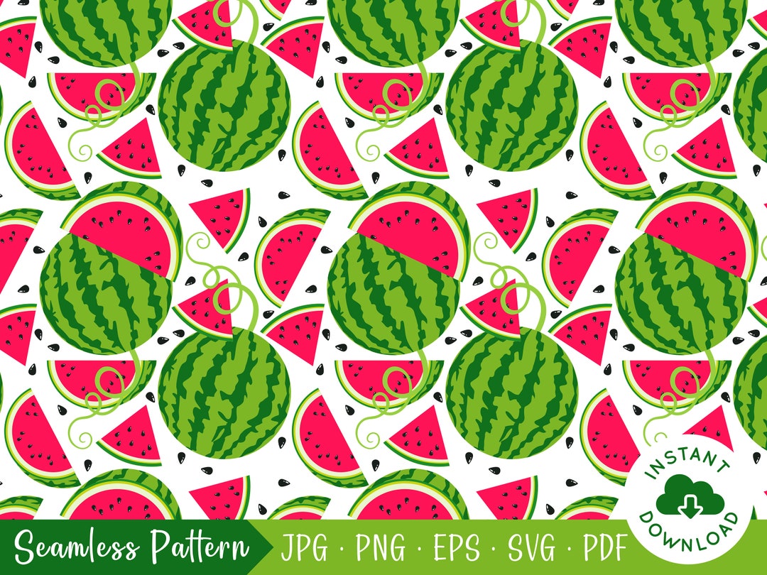 Watermelon Seamless Pattern, Pattern for Fabric Sublimation,fabric ...