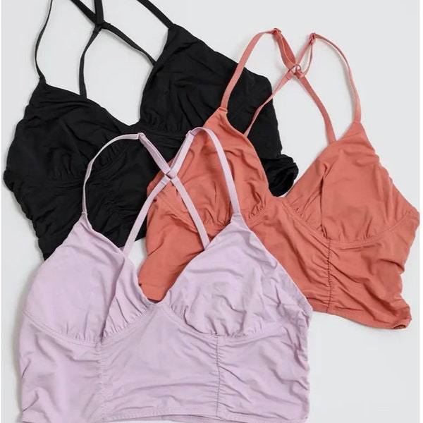 Geraffte Bralette in Übergröße - Schick, Unterstützend & Bequem