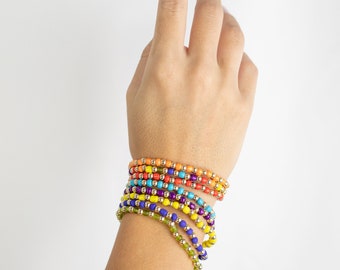 Colorful Gold Filled Bracelet