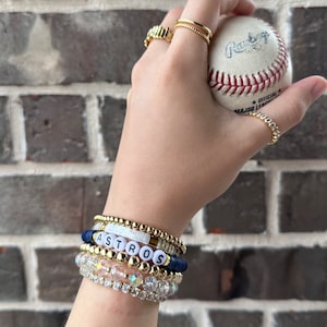 Astros Bracelet | Personalized MLB Bracelet | Astros Playoff Bracelet