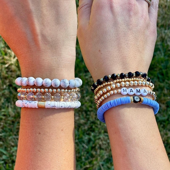 Thin beaded bracelets deals
