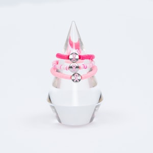 Breast Cancer Awareness Beaded Bracelet | Pink Awareness | Heishi Bracelet