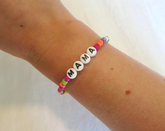Tropical Seed Bead Bracelet – Custom Colorful Summer Beaded Jewelry – 4mm Dainty Stackable Bracelet