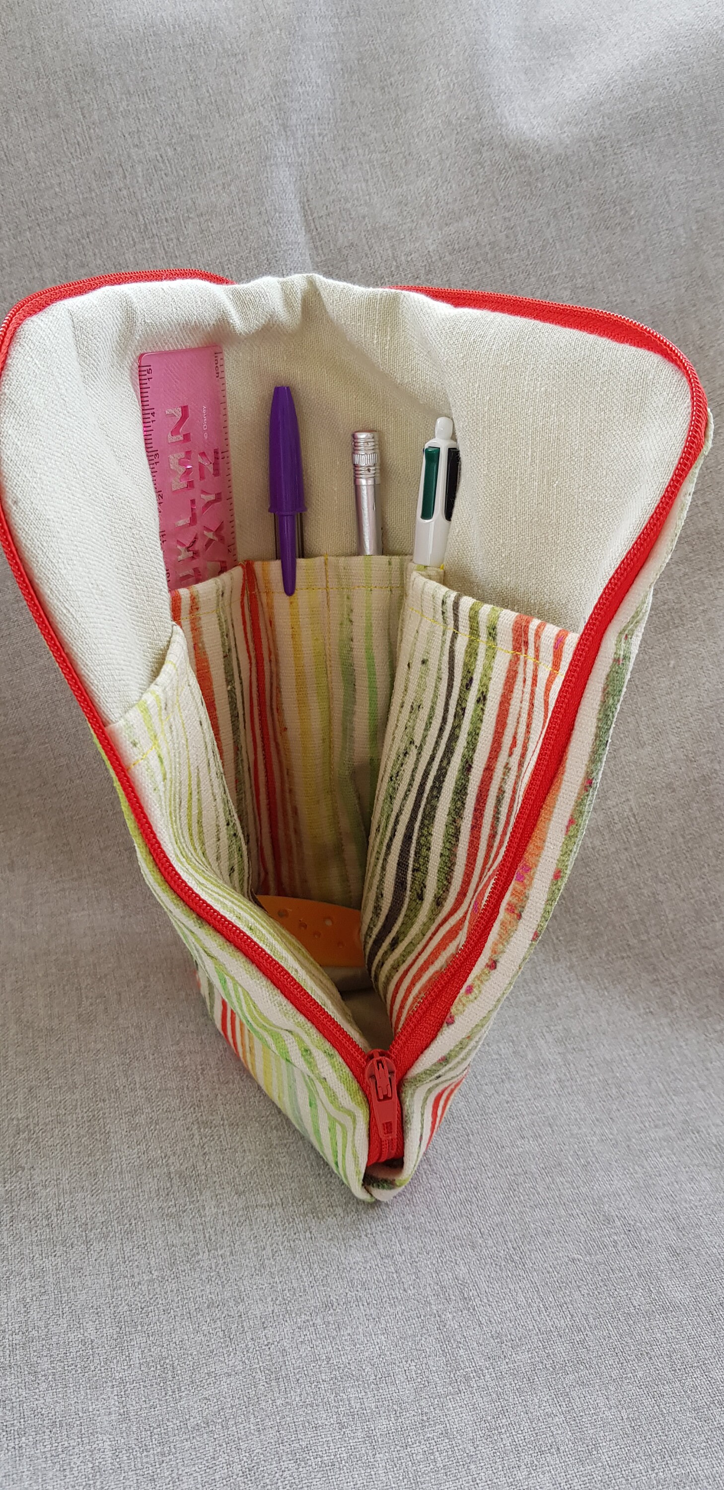 Handmade Pencil Case with Interior pockets Etsy