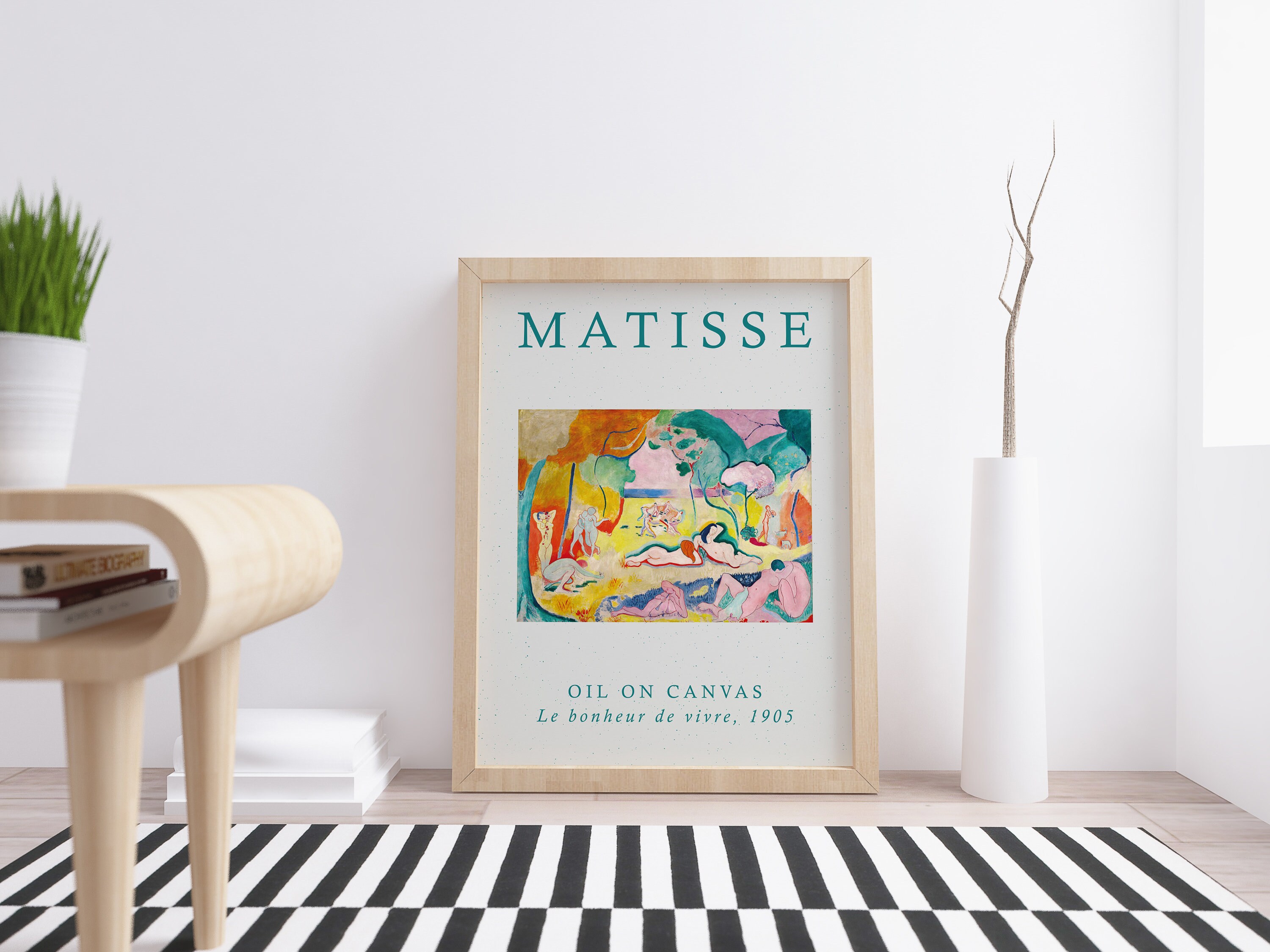 Henri Matisse Poster Le bonheur de vivre Oil On Canvas HIGH Etsy