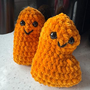 Chicken Nugget Plushies Hand Made Crochet Amigurumi