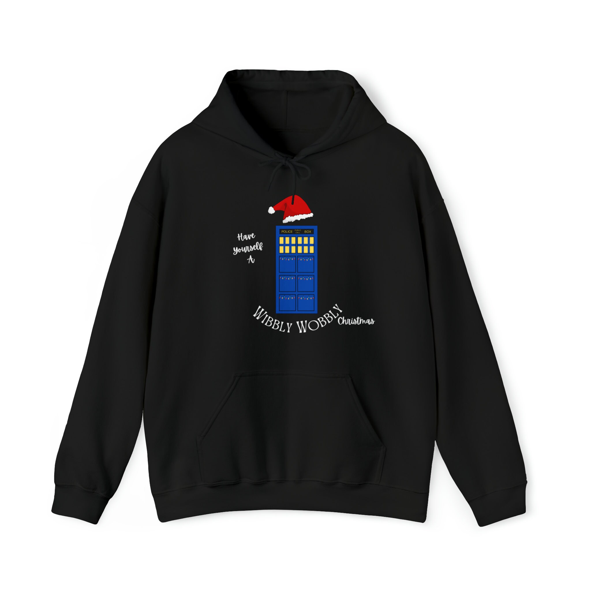thumbnail: Doctor Who Kersttrui Officiële BBC - TARDIS & Weeping Angels Feestelijke Sweater