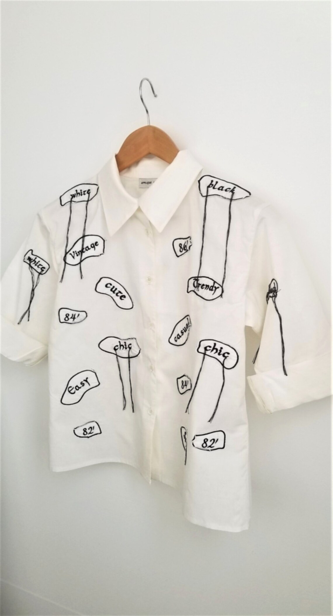 Long Sleeve Embroidered Shirt
