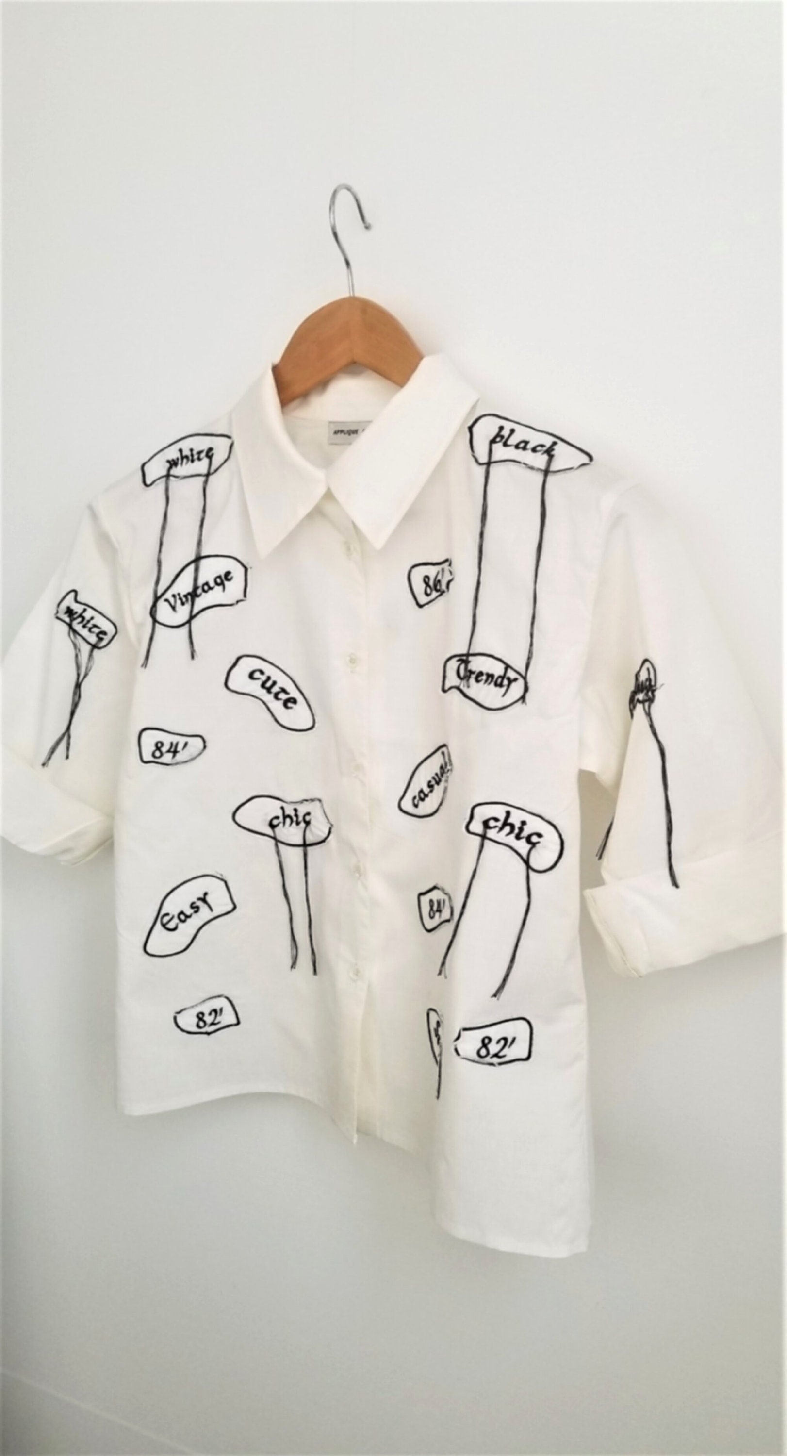 Embroidered Long Sleeve Shirt