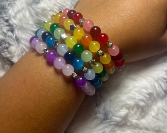 Colorful Beaded Star Bracelets