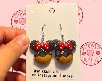 Mouse Donut Ear Earrings