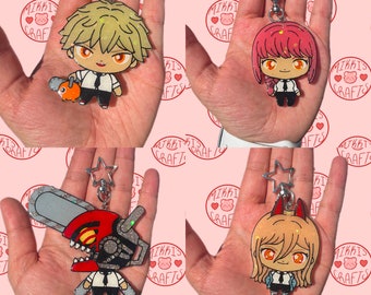 Chainsaw Anime Keychains