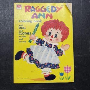 Raggedy Ann Coloring Book - Etsy