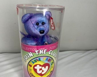 TY Beanie Baby Clubby IV Official Club Collector Kit Mystery Button