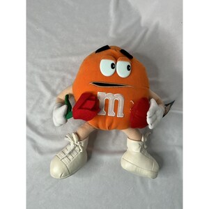 M&m's Crispy Orange Candy Plush 2001 Nanco Valentines Day Rose