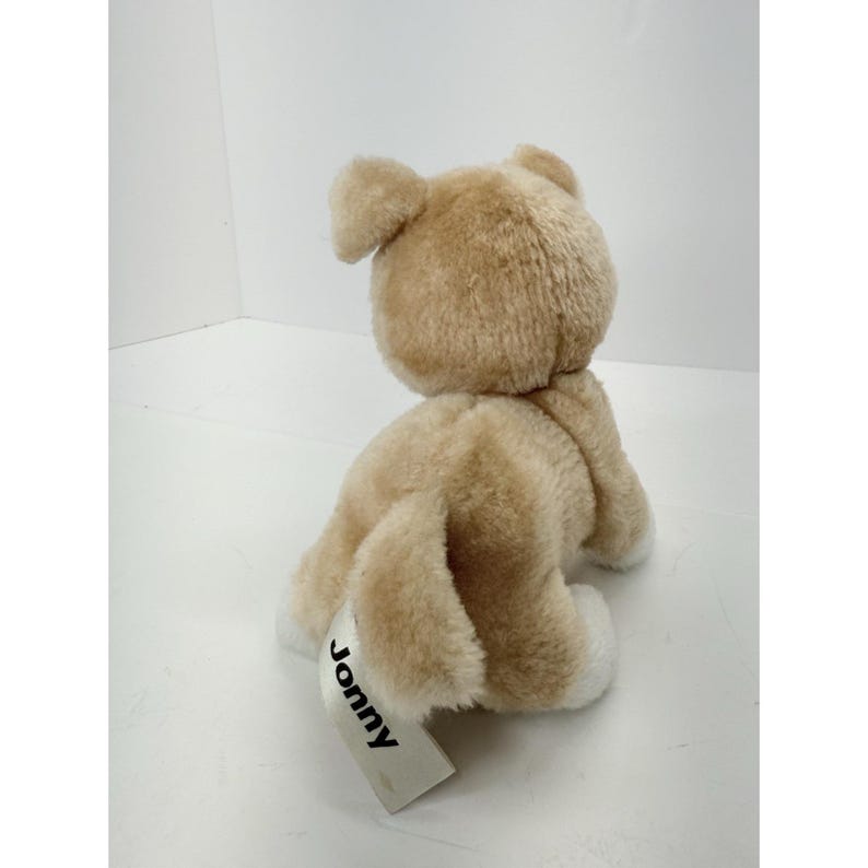 Vintage Russ Berrie Jonny Puppy Plush: 7 Inch Tan Stuffed Animal - Etsy