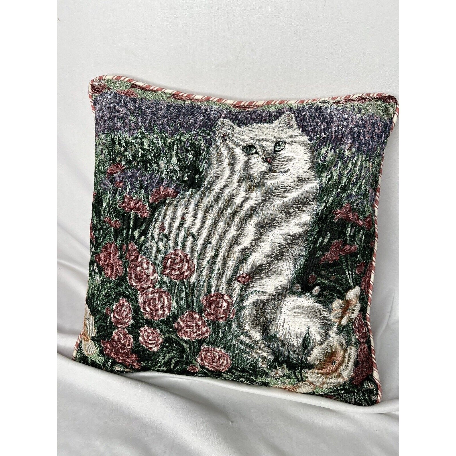 Persian top cat pillow
