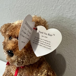 Ty Beanie Babies Choice of Thank You Bears - Etsy