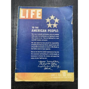 Life Magazine 1945 - Etsy