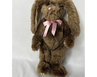 Ty Attic Treasure Pequeño Conejito de Pascua Relleno Benjamin Brown Conejo Articulado 1992