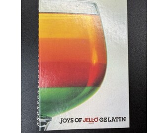 Joys Of Jell-O Gelatin 1981 Spiral Cook Book Jello Brand Recipes - 1st Edition