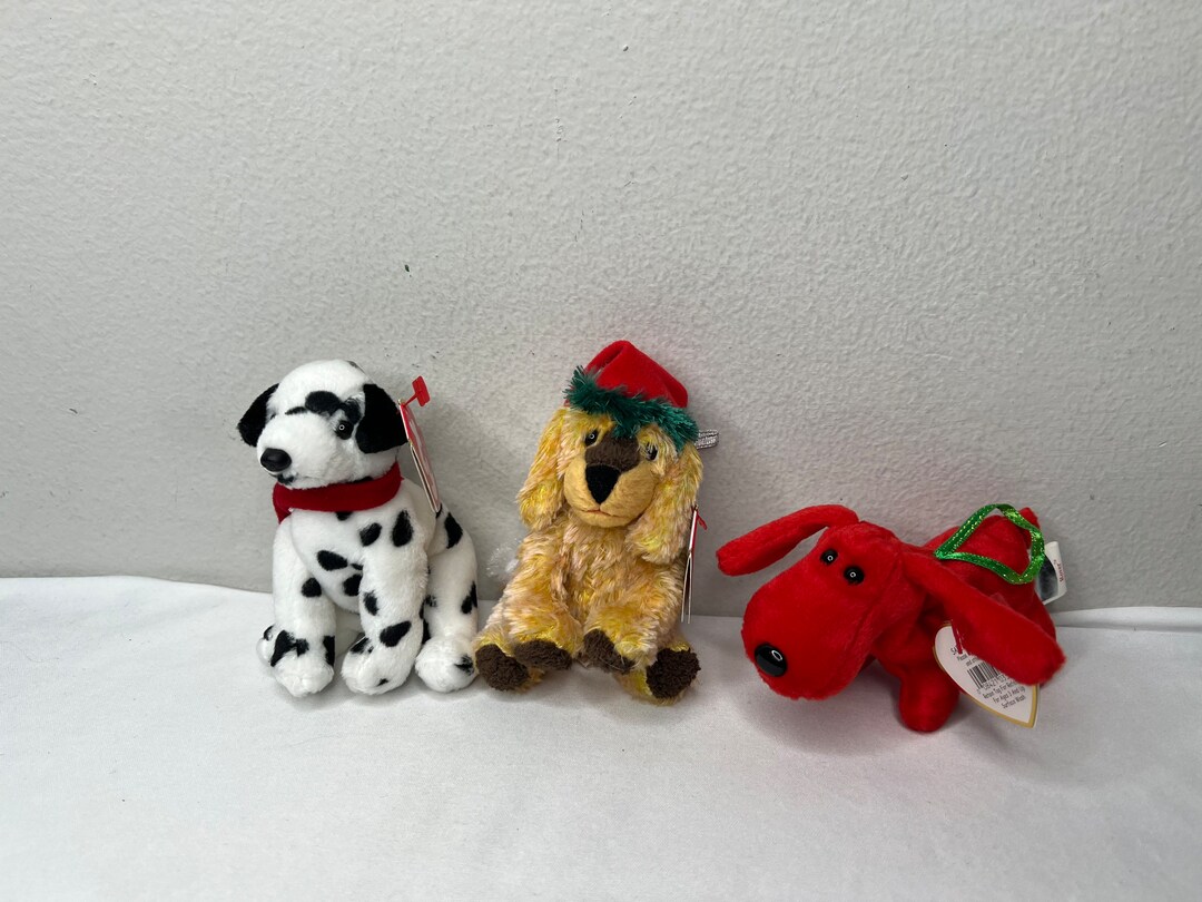 Ty Jingle Beans Beanie Babies Set of 3 Christmas Holiday Etsy