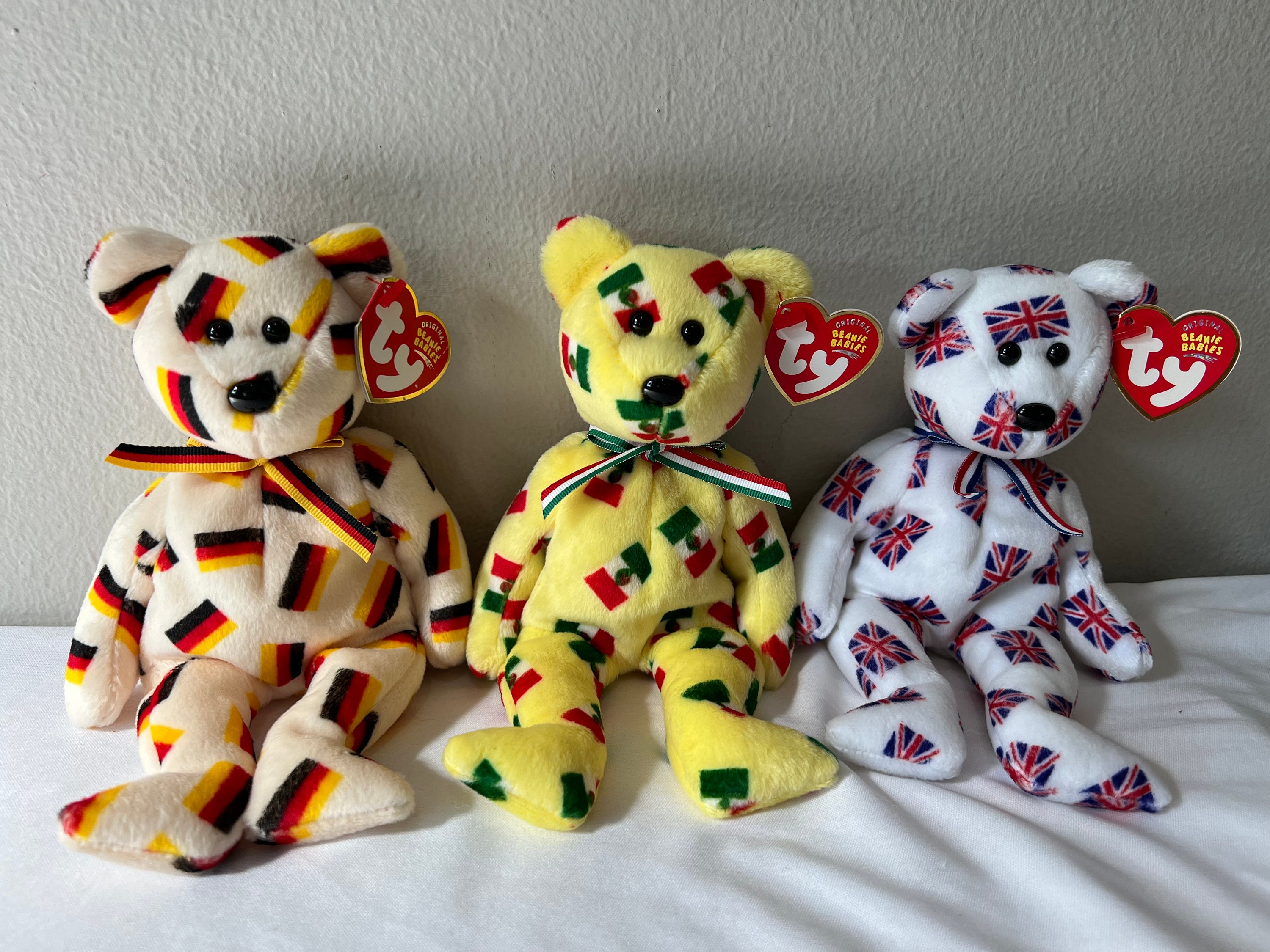 Ty Beanie Baby International Bears: 90s Collectible Plush - Etsy