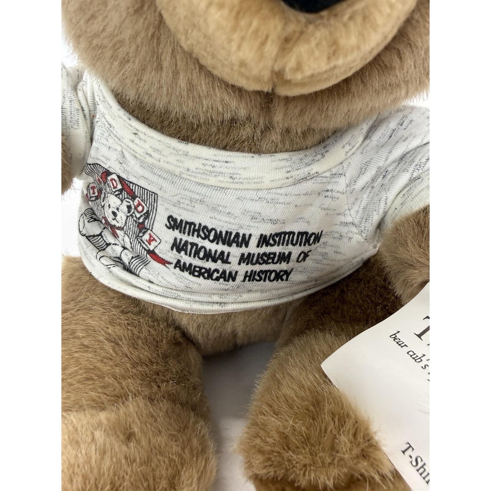 Vintage Plush Teddy Bear Smithsonian Institution Stuffed Animal