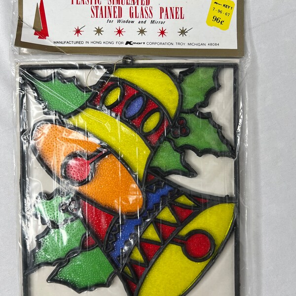 Plastic Stained Glass Panels Etsy