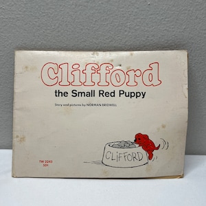 VTG Clifford The Small Red Puppy by Norman Bridwell 1972 Child’s Paperback Book