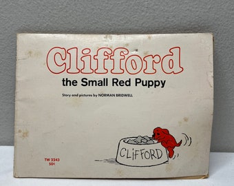 VTG Clifford the Small Red Puppy by Norman Bridwell 1972 Childs
