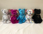 Ty Beanie Babies Choice of Bear Group 4, Beginning, the End Ty Beanie Babies Choice of Bear Group 4, Beginning, the End