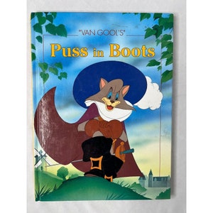 Van Gool&#39;s Puss In Boots Hardback Book Paradise Press 1999 Vintage Children’s
