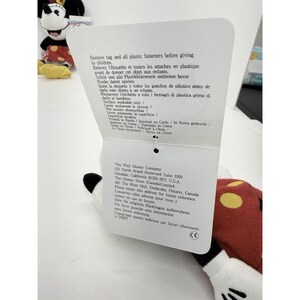 Juego de peluches vintage de Mickey y Minnie Mouse de 20 cm de la tienda Disney de Tokio, años 30 imagen 8
