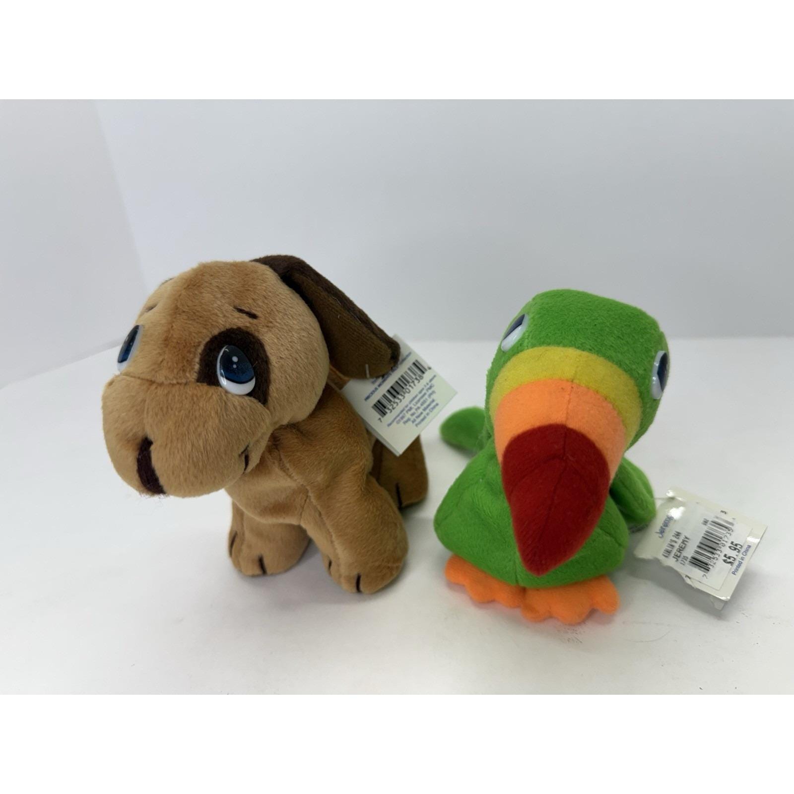 2 Vintage Precious Moments Pals Plush Dudley Puppy Dog and Jeremy