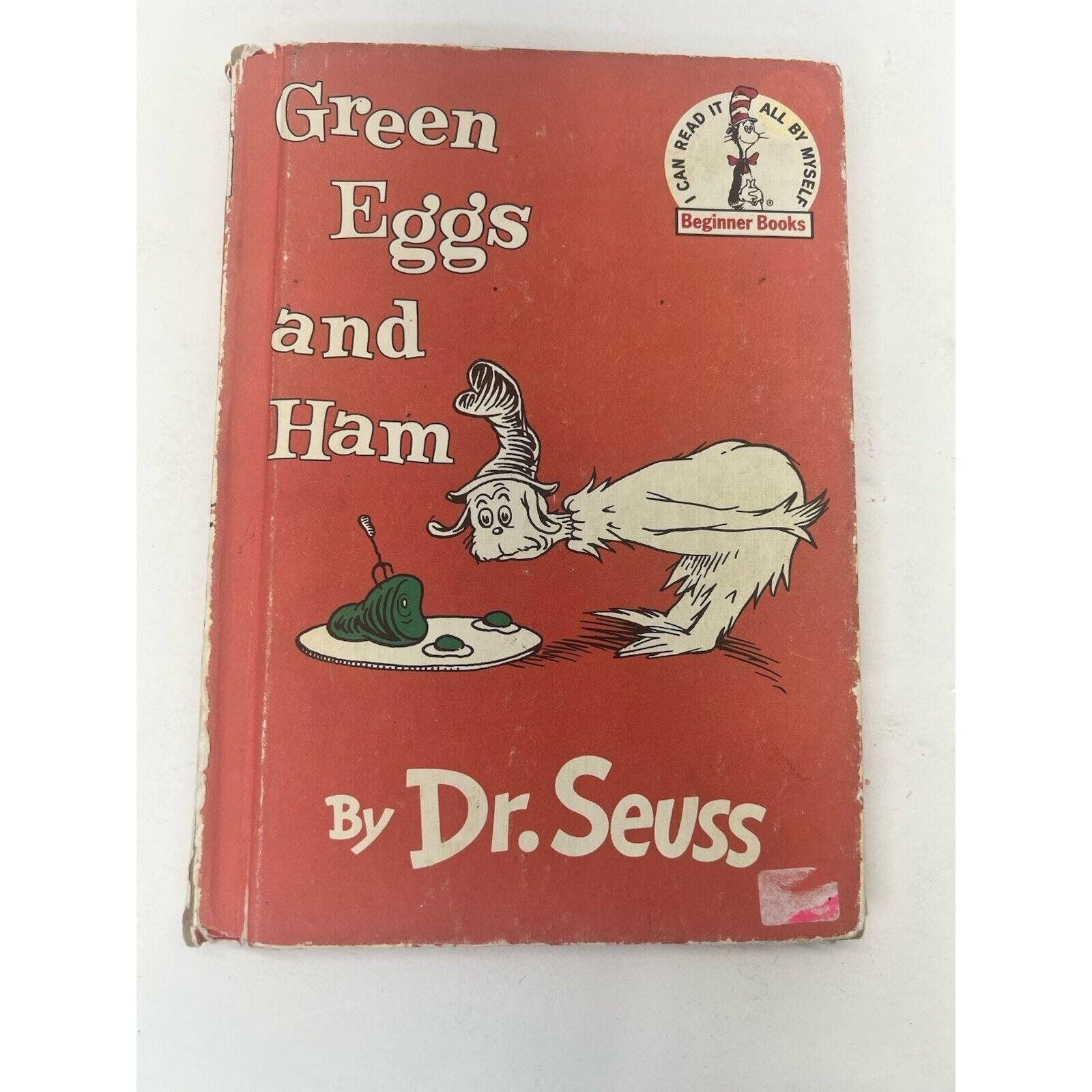 Green Eggs and Ham Hardcover Beginner Book by Dr Seuss Well Loved