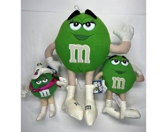 Keychain M&ms Green 14 Cm Plush Good Condition - Etsy