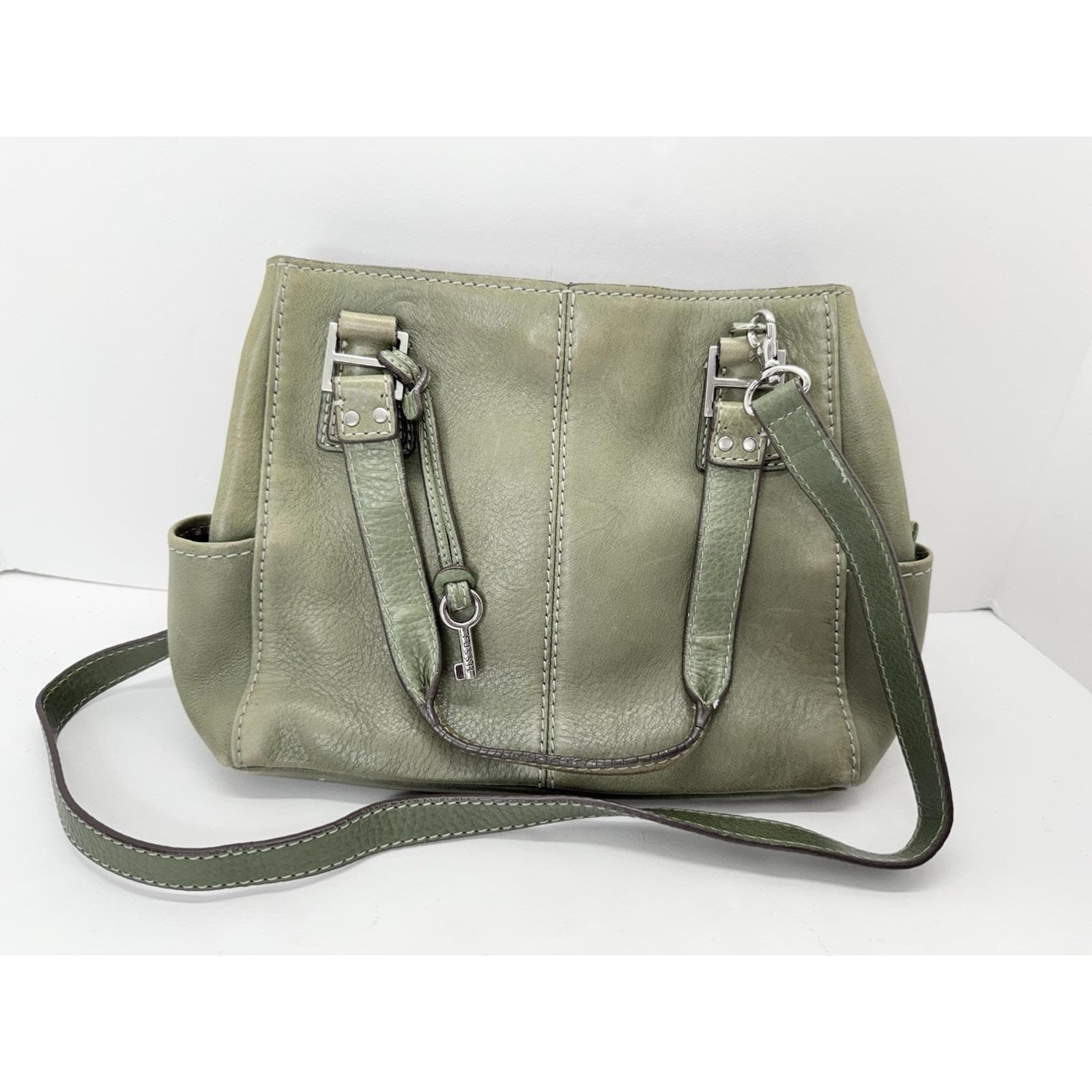 Crossbody Purse Fossil Devon Crossbody Grey Double Zip Fossil