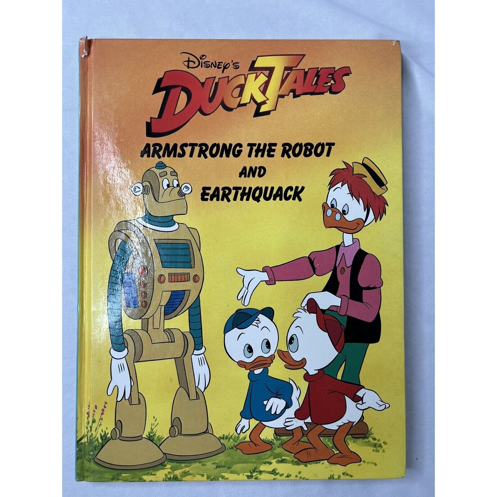 Duck Tales Armstrong the Robot and Earthquack Hardcover Storybook