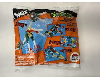 Vintage Pizza Hut K'NEX K'nexosaurus Jr. & Friends, 1999 Made in