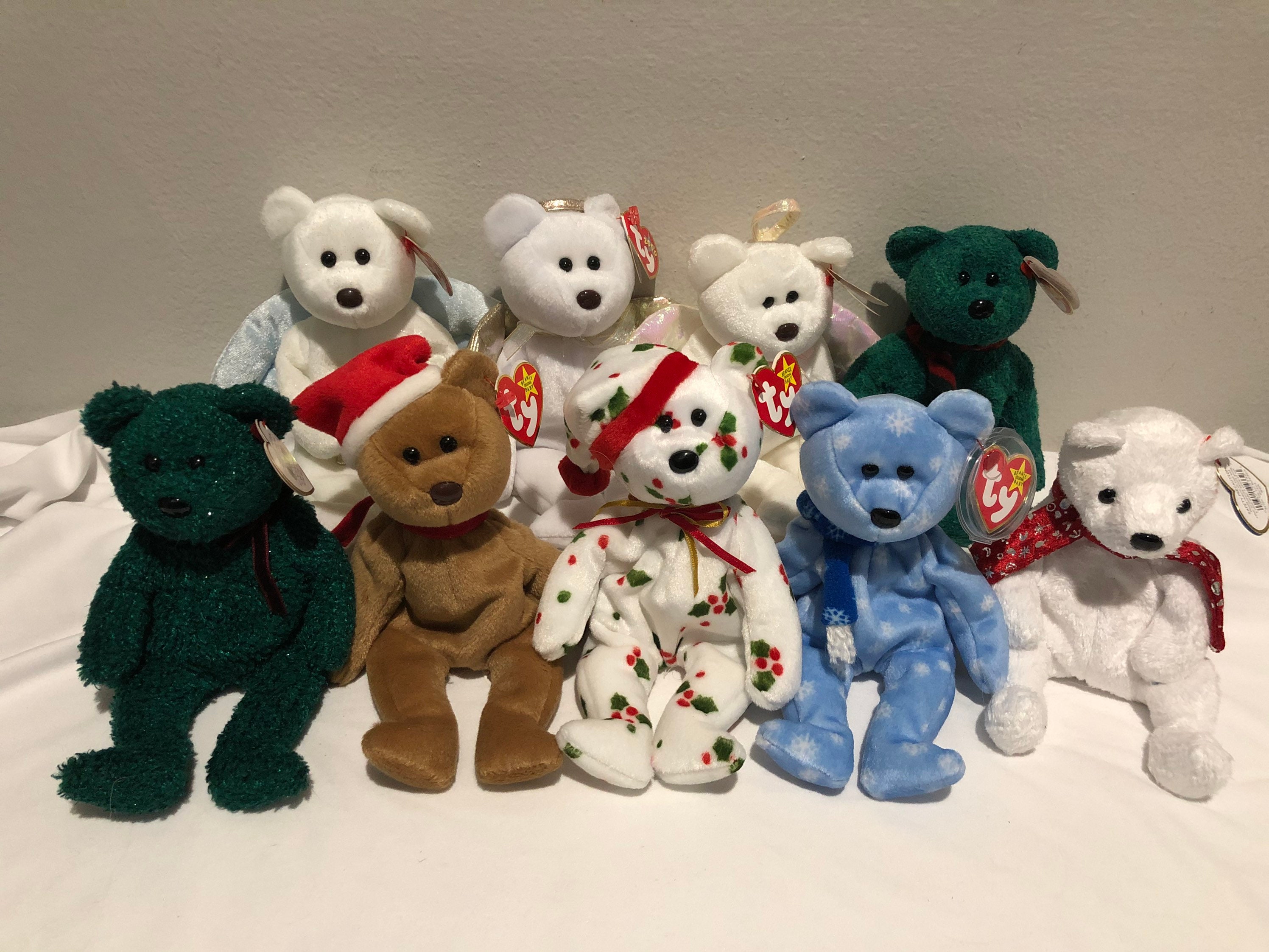 Ty Beanie Babies Choice of Holiday Bears Etsy