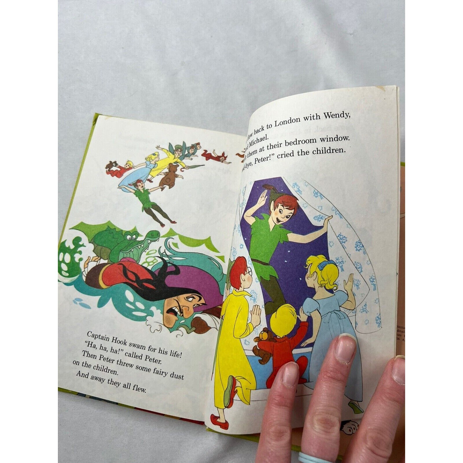 Walt Disney's Peter Pan and Wendy Book Children's Book Club 1st