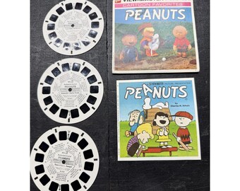 View Master GAF Peanuts Packet Booklet 3 Reels 1966