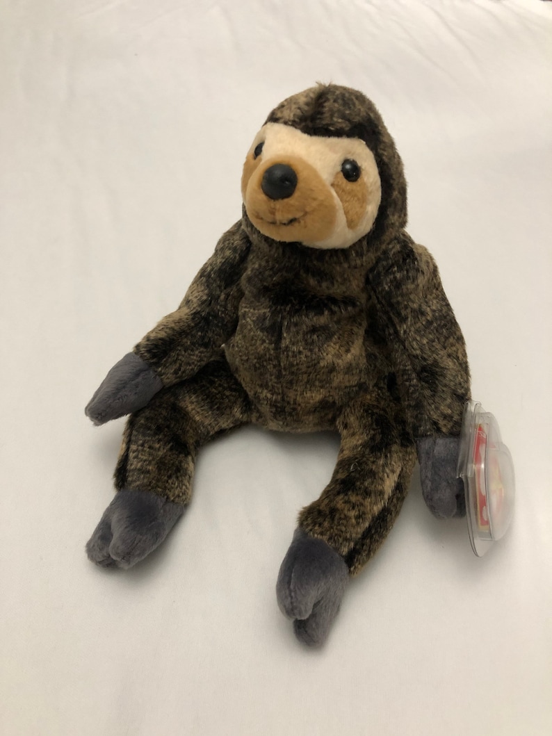 Ty Beanie Babies Choice Of Monkey and Sloth Gizmo, Bananas, Schweetheart, Congo, Bongo, Bonsai, Slowpoke, Virunga image 9